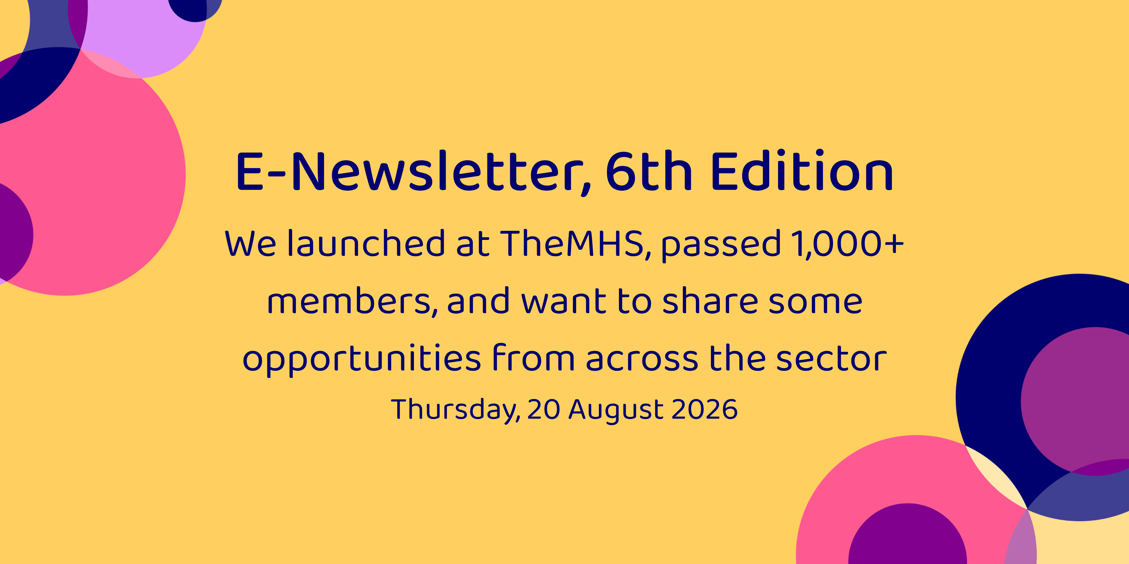 E-Newsletter 6th Edition